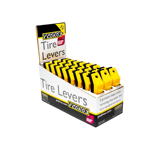 pedro-s-35th-anniversary-tire-lever-counter-display-black-yellow-limited-edition image 1