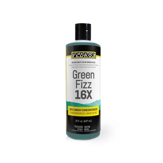 pedro-s-green-fizz-16x-concentrate-foaming-bike-wash-makes-2-gallons-16-oz-biode image 1