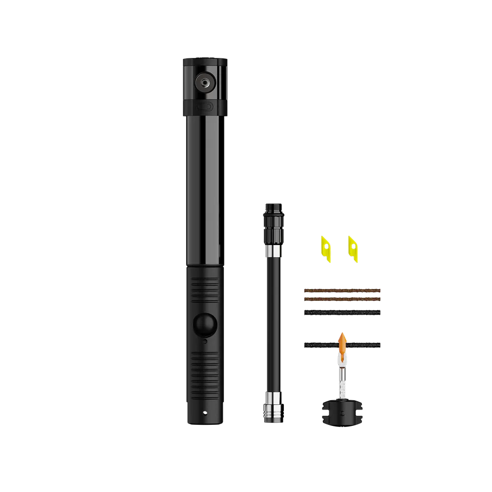 crankbrothers-klic-hv-hand-pump-with-plug-tool-high-volume-integrated-tubeless-r image 1