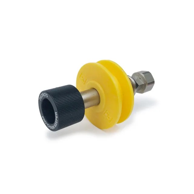 pedro-s-pro-chain-keeper-for-bike-cleaning-and-travel-dummy-hub-with-stainless-s image 1