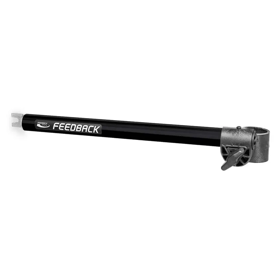 feedback-sports-wheel-display-arm-single-black-slat-wall-mount image 1