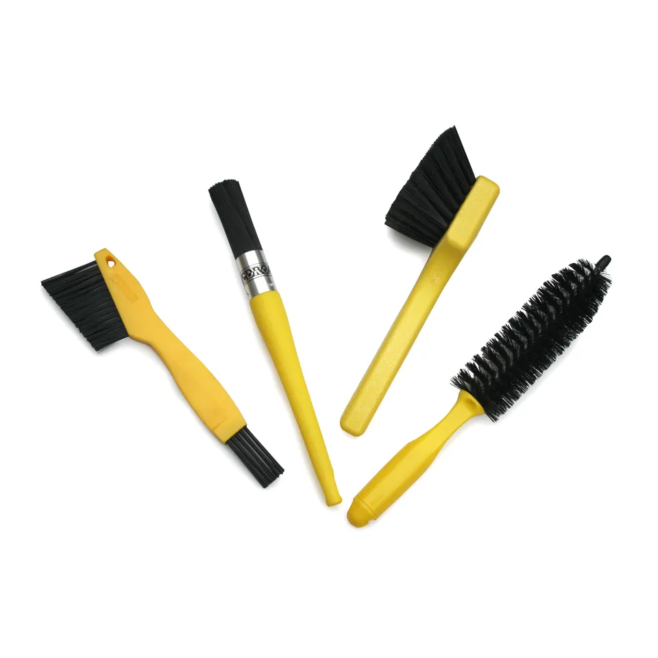 pedro-s-pro-brush-kit-4-piece-bicycle-cleaning-brush-set-with-frame-cone-and-par image 1