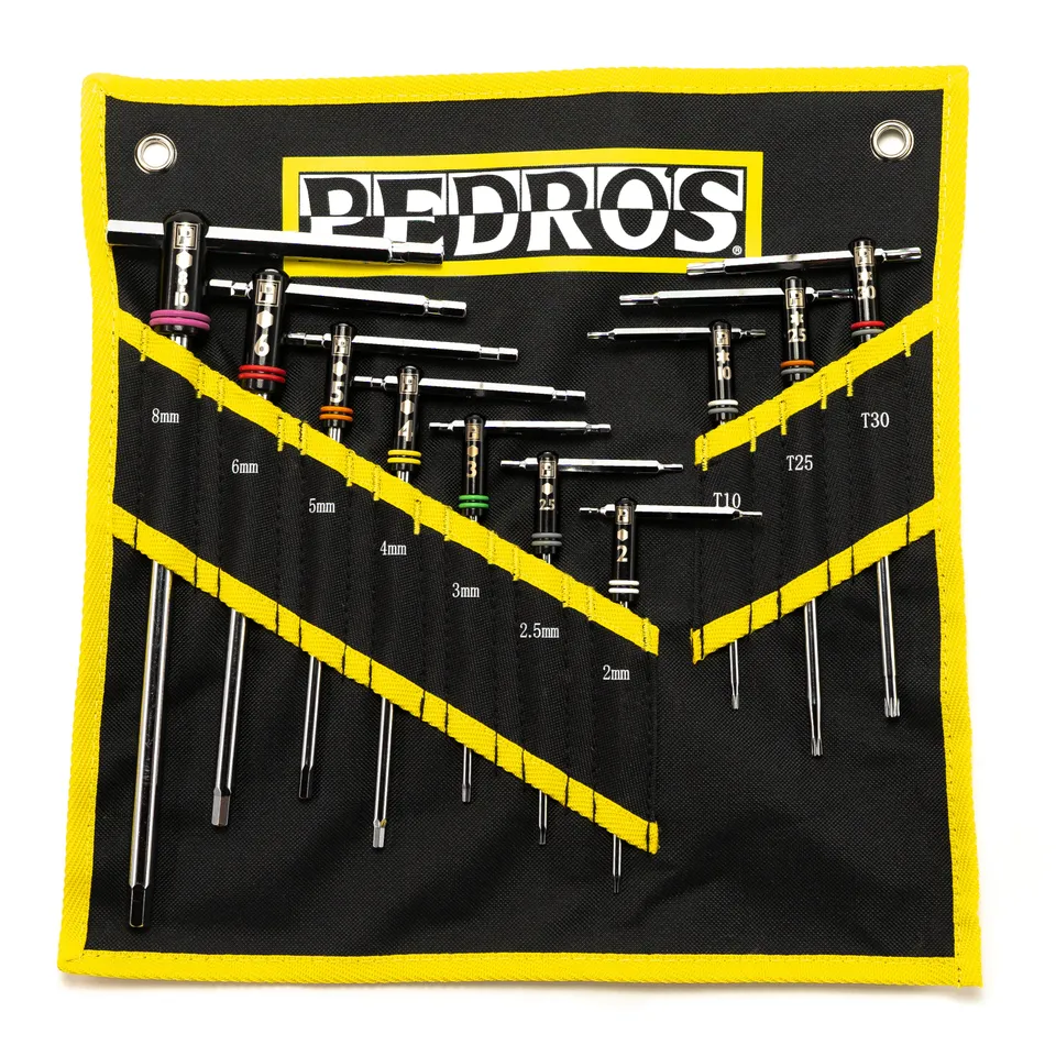 pedro-s-master-t-handle-set-ii-10-piece-metric-sliding-t-handle-hex-and-torx-wre image 1