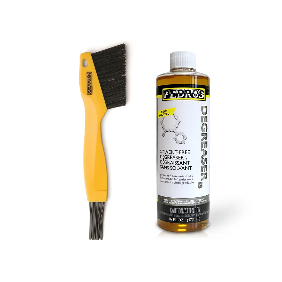 pedro-s-clean-cassette-combo-degreaser-13-toothbrush-drivetrain-cleaning-kit image 1