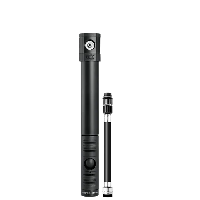 crankbrothers-klic-hv-hand-pump-flexible-hose-magnetic-head-bottle-cage-mount image 1