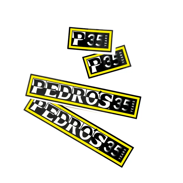 pedro-s-35th-anniversary-stickers-limited-edition-logo-stickers-2-large-2-small image 1