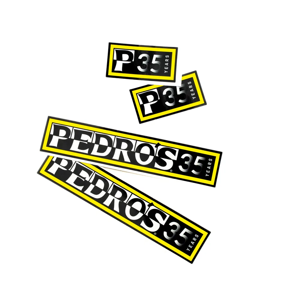 pedro-s-35th-anniversary-stickers-limited-edition-logo-stickers-2-large-2-small image 1