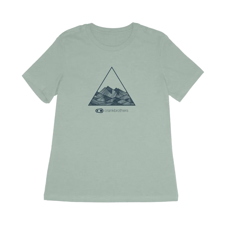 crankbrothers-women-s-outline-flowy-tee image 1