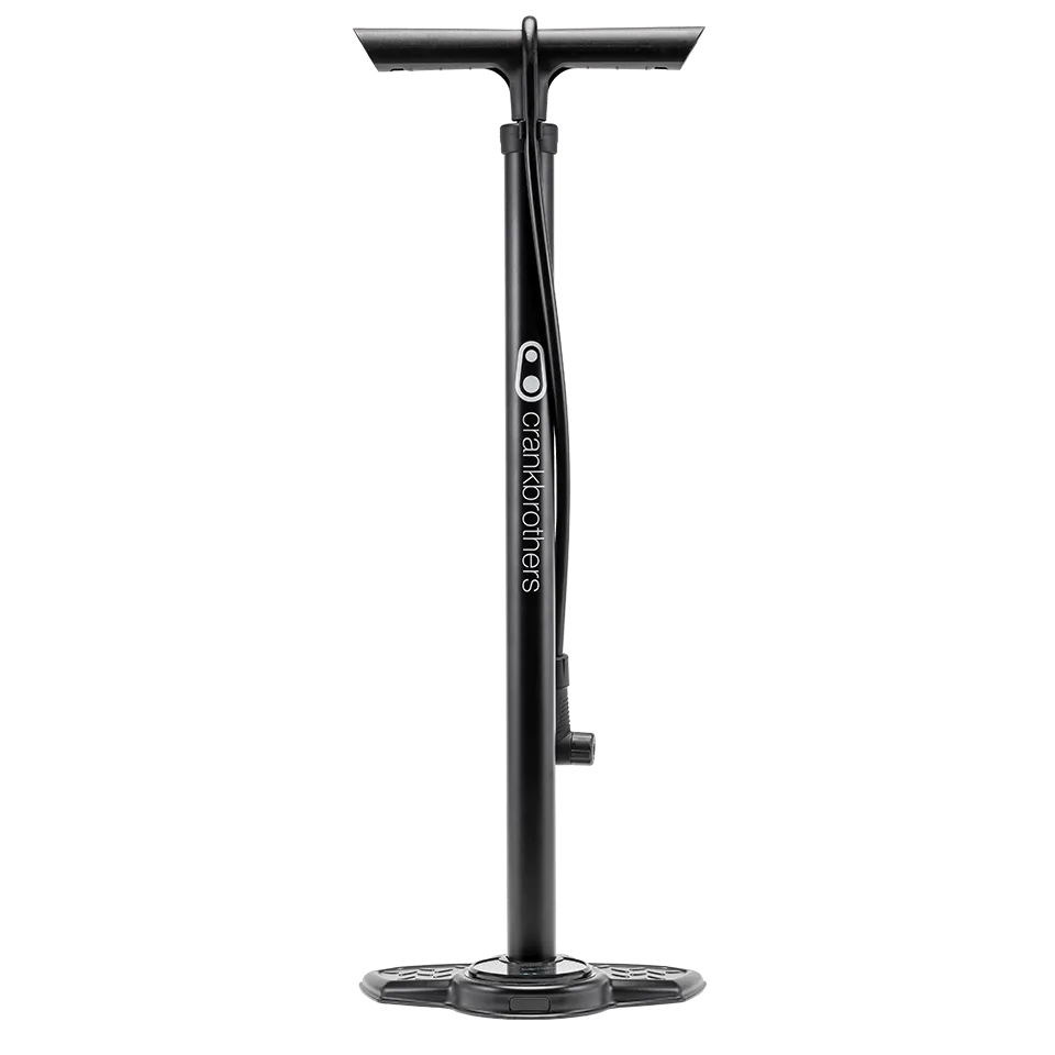 crankbrothers-sapphire-floor-pump-large-base-universal-head-ergonomic-handle image 1