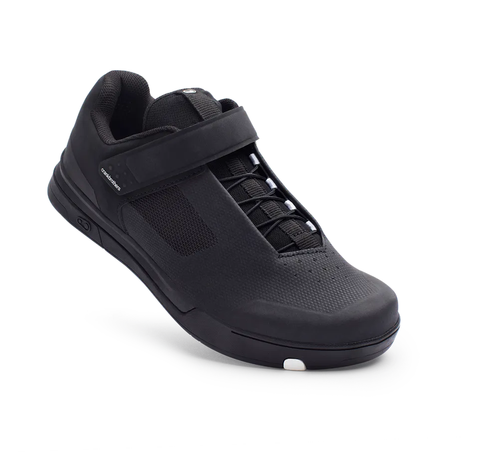 crankbrothers-mallet-speed-lace-clip-in-shoes-black-white image 1