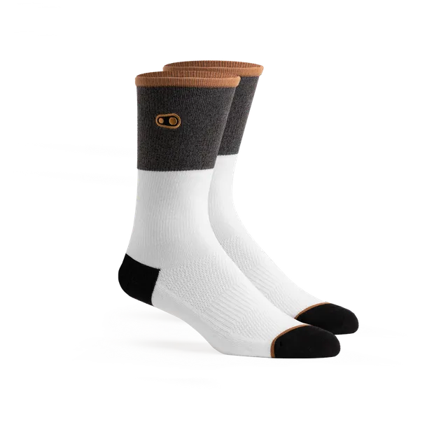 crankbrothers-icon-casual-sock-white-grey-gum image 1
