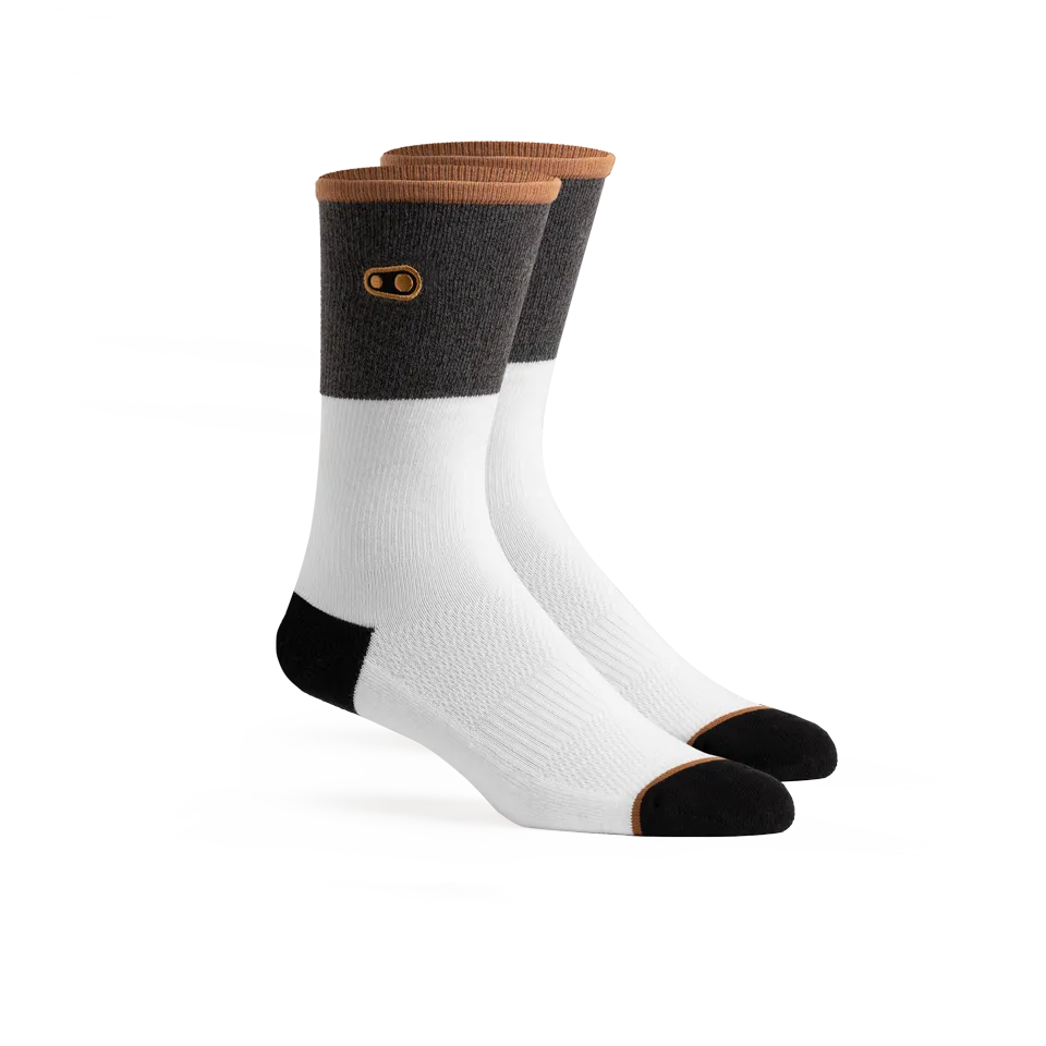 crankbrothers-icon-casual-sock-white-grey-gum image 1