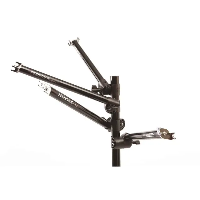 feedback-sports-wheel-display-arm-double-black-for-tri-pod-slat-wall-plate-mount image 1