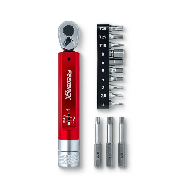 feedback-sports-range-click-torque-wrench-2-14nm-with-13-s2-steel-bits-and-tpu-c image 1