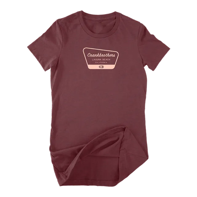 crankbrothers-women-s-camp-tee-casual-cotton-blend image 1