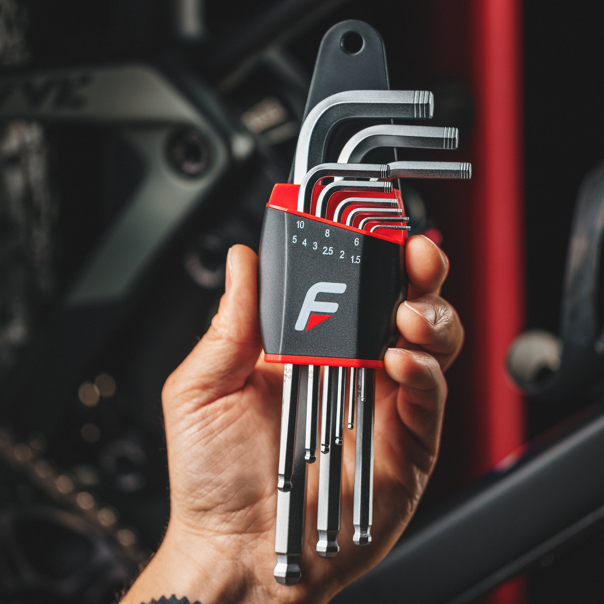 feedback-sports-hex-wrench-set-9-metric-allen-wrenches-1-5-10mm image 6