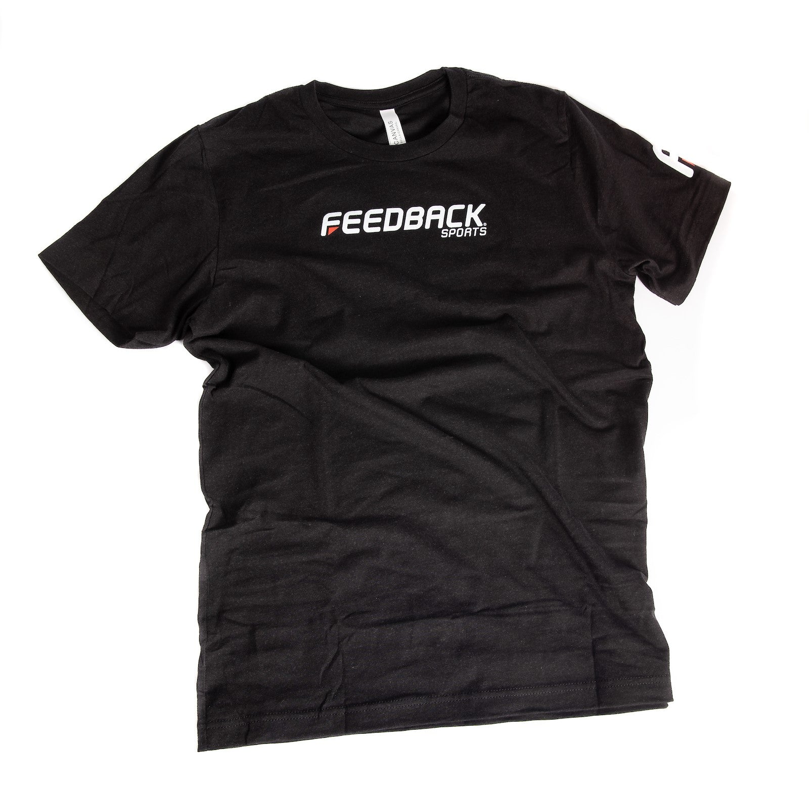 feedback-sports-wordmark-logo-tee-men-s-unisex-black-cotton-blend image 1