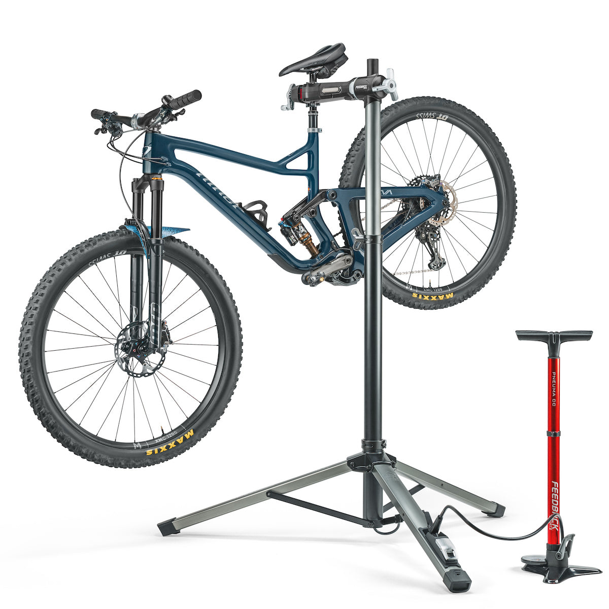 feedback-sports-pro-air-lift-pneumatic-bike-repair-stand-100-lb-capacity image 3