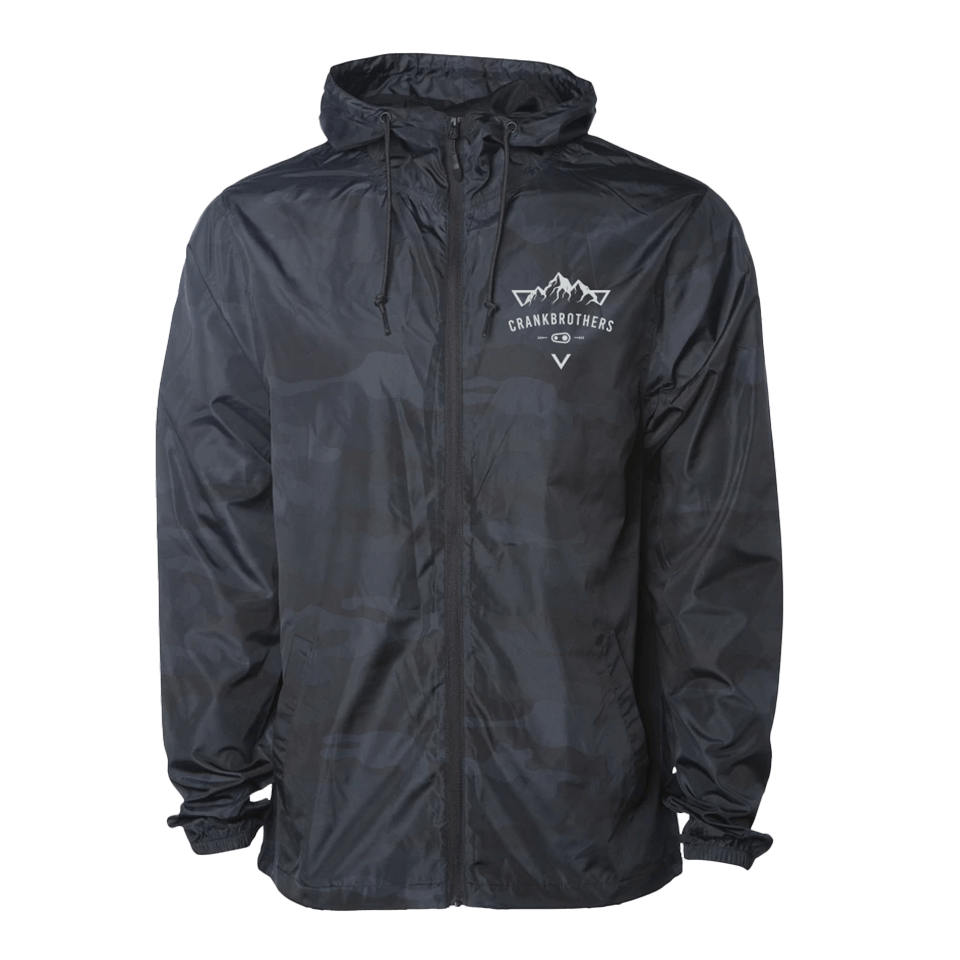 crankbrothers-black-camo-windbreaker-mountain-graphic image 1