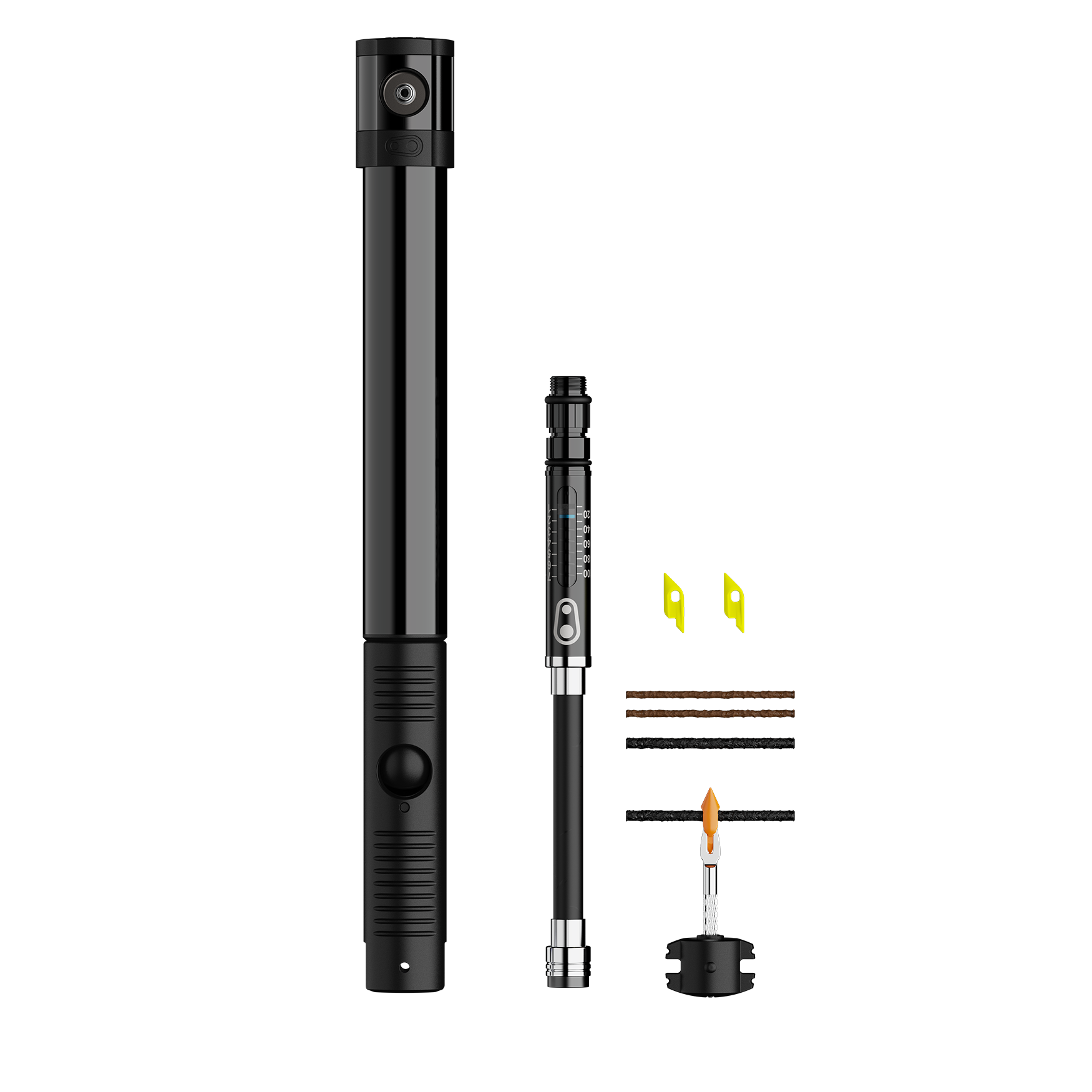 crankbrothers-klic-hv-gauge-hand-pump-with-plug-tool image 1