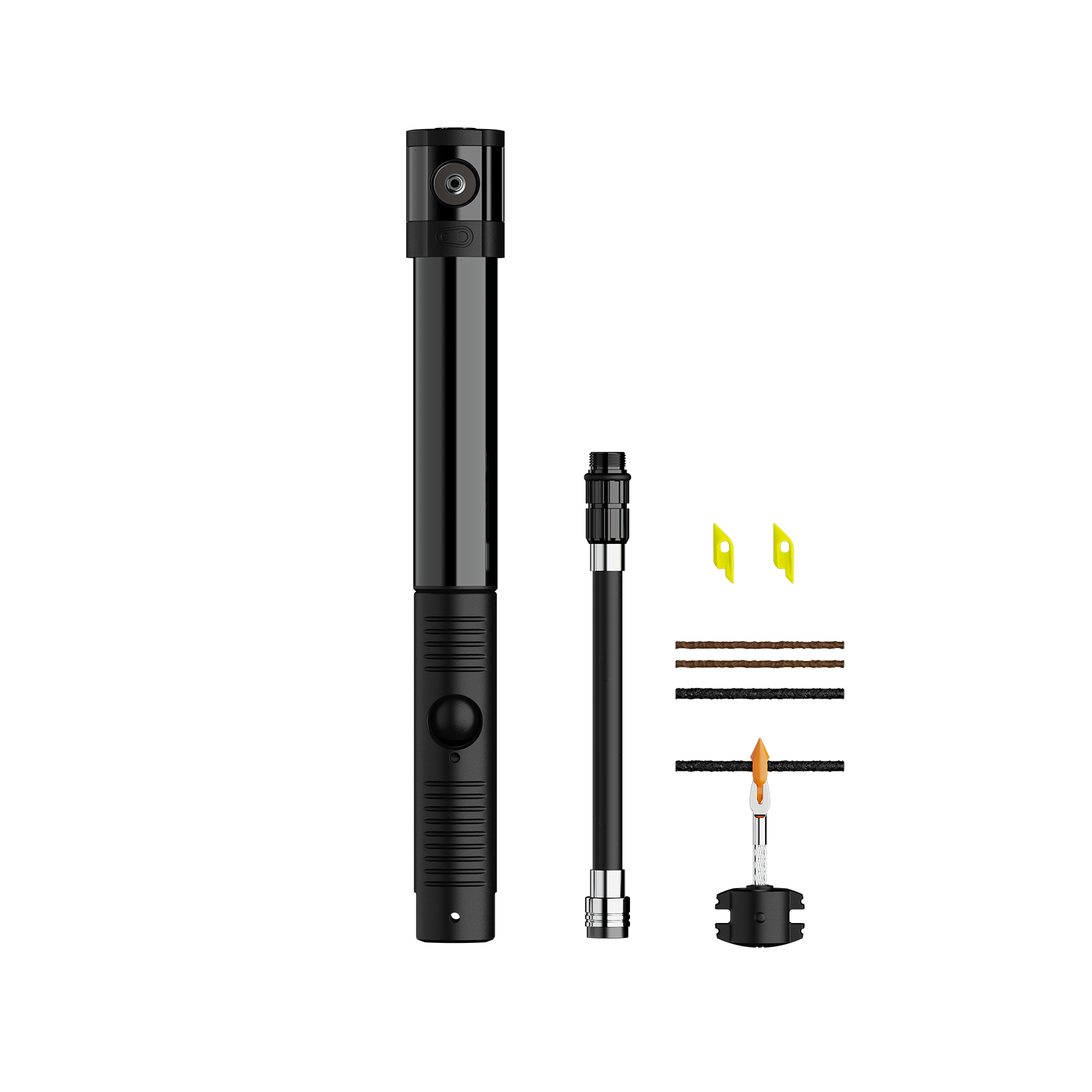 crankbrothers-klic-hv-hand-pump-with-plug-tool-high-volume-integrated-tubeless-r image 1