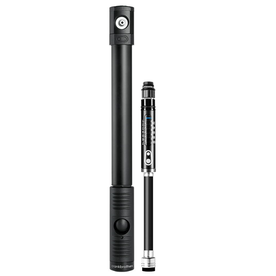 crankbrothers-klic-hp-gauge-compact-high-pressure-hand-pump-with-gauge image 1
