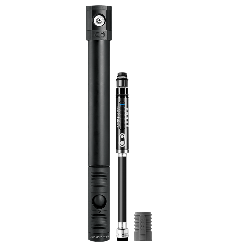 crankbrothers-klic-hv-gauge-co2-inflator-hand-pump-with-pressure-gauge image 1