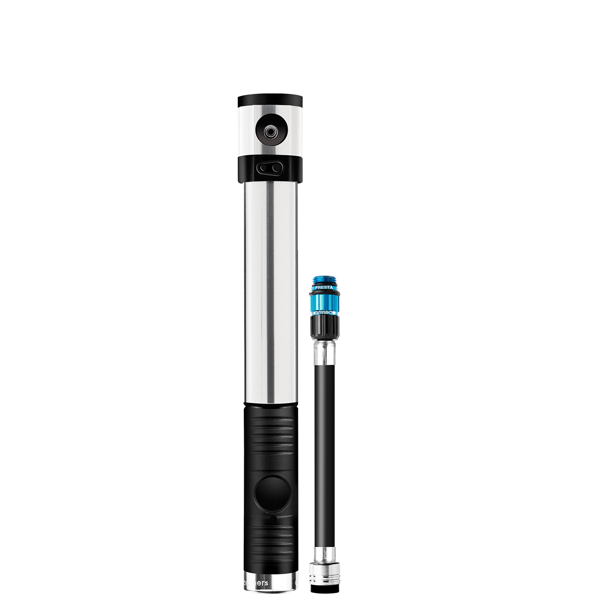 crankbrothers-klic-hv-hand-pump-flexible-hose-magnetic-head-bottle-cage-mount image 2