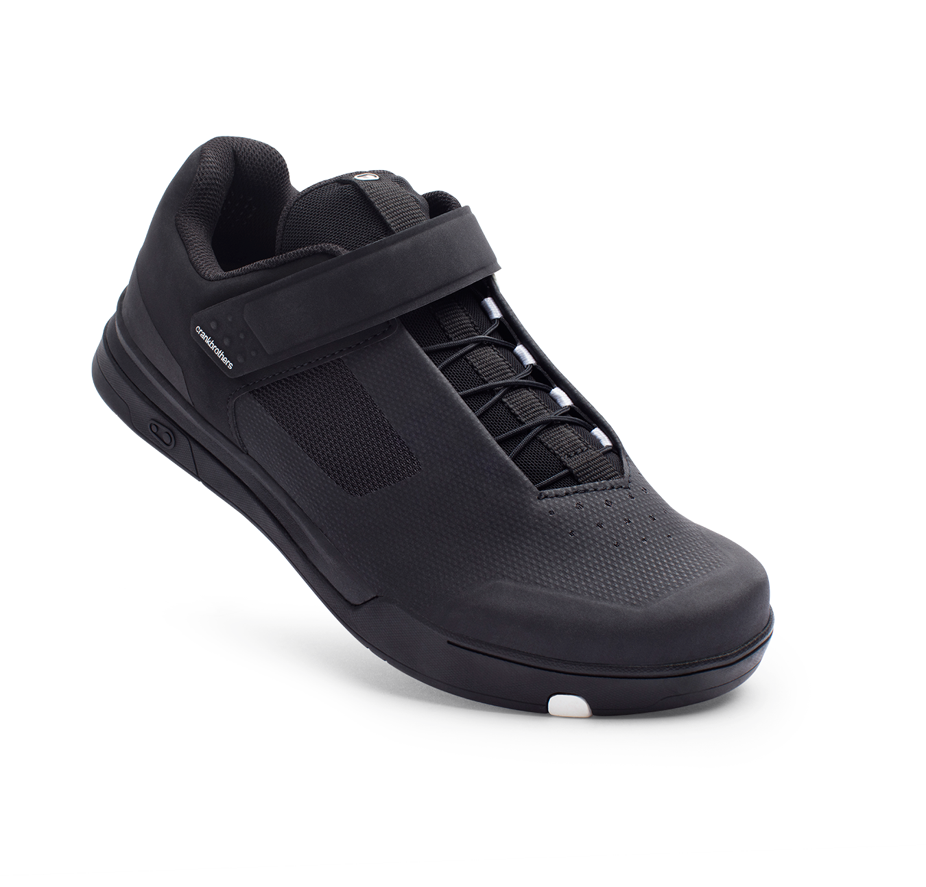 crankbrothers-mallet-speed-lace-clip-in-shoes-black-white image 1