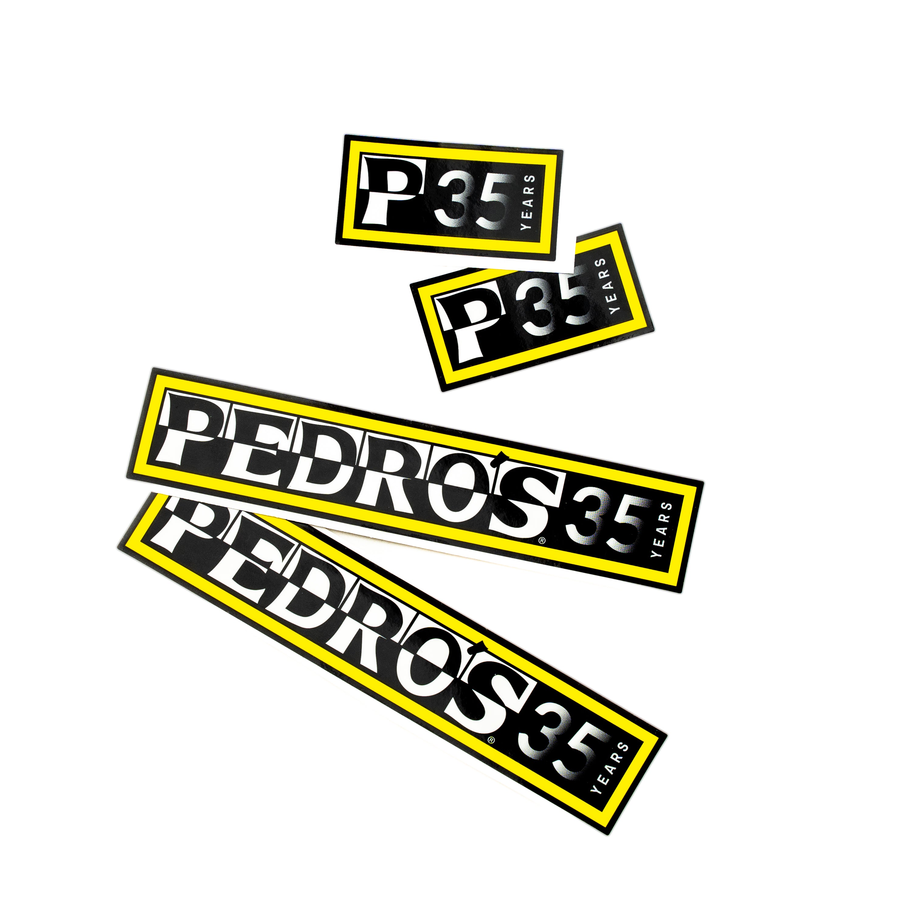 pedro-s-35th-anniversary-stickers-limited-edition-logo-stickers-2-large-2-small image 1