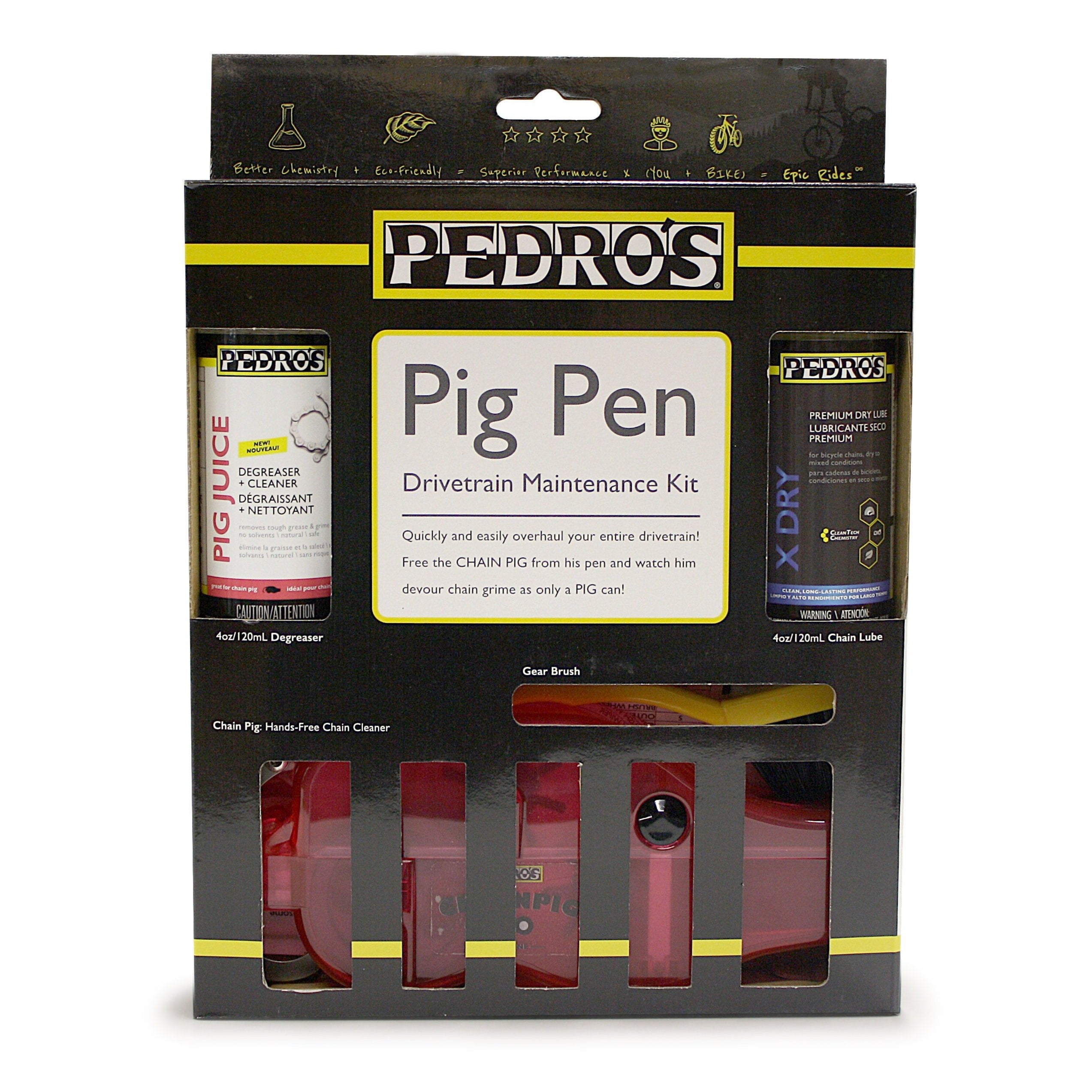 pedro-s-pig-pen-ii-drivetrain-maintenance-kit-chain-cleaner-degreaser-lube-brush image 3