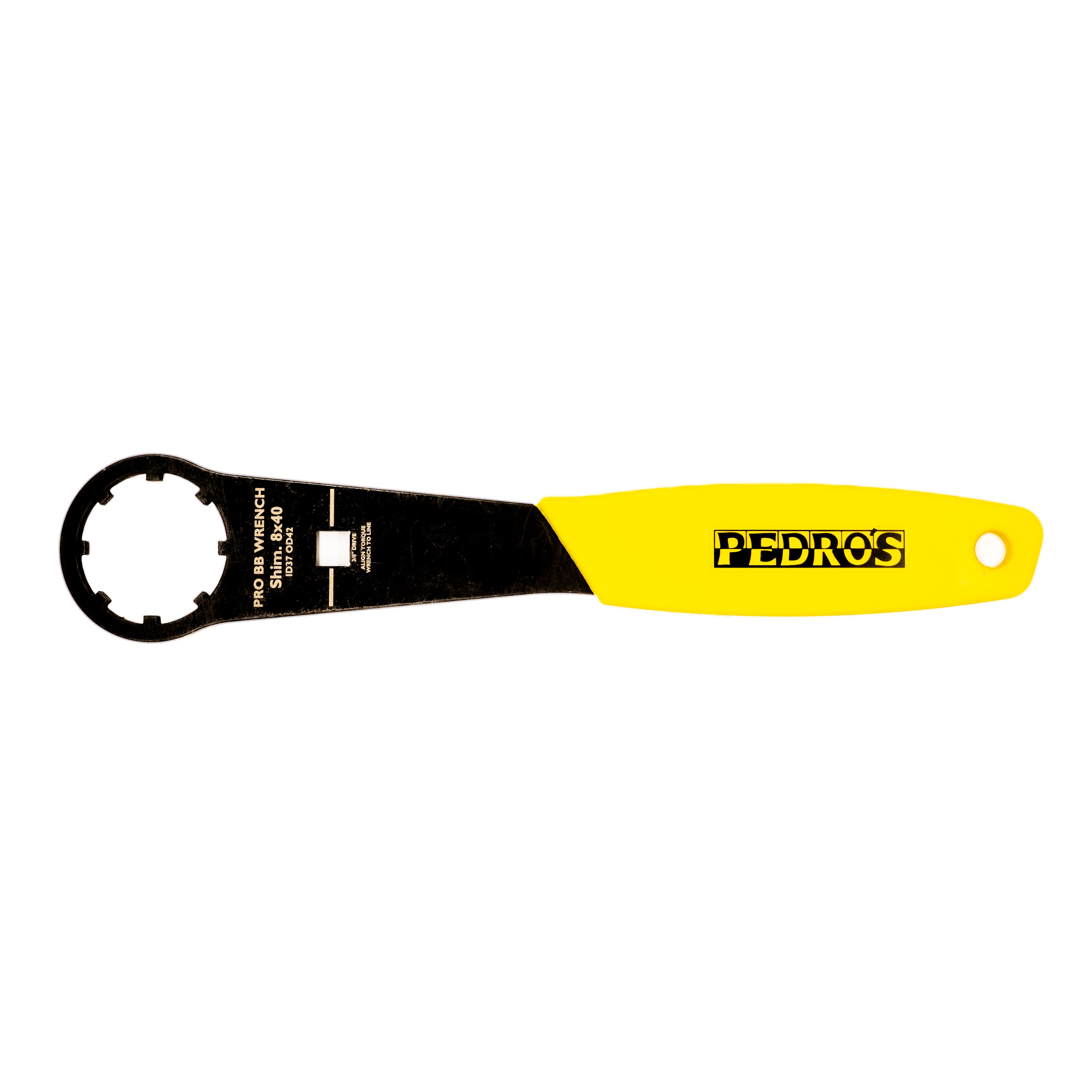 pedro-s-pro-bb-wrench-for-shimano-isis-drive-8-notch-8x40mm-laser-cut-steel image 2