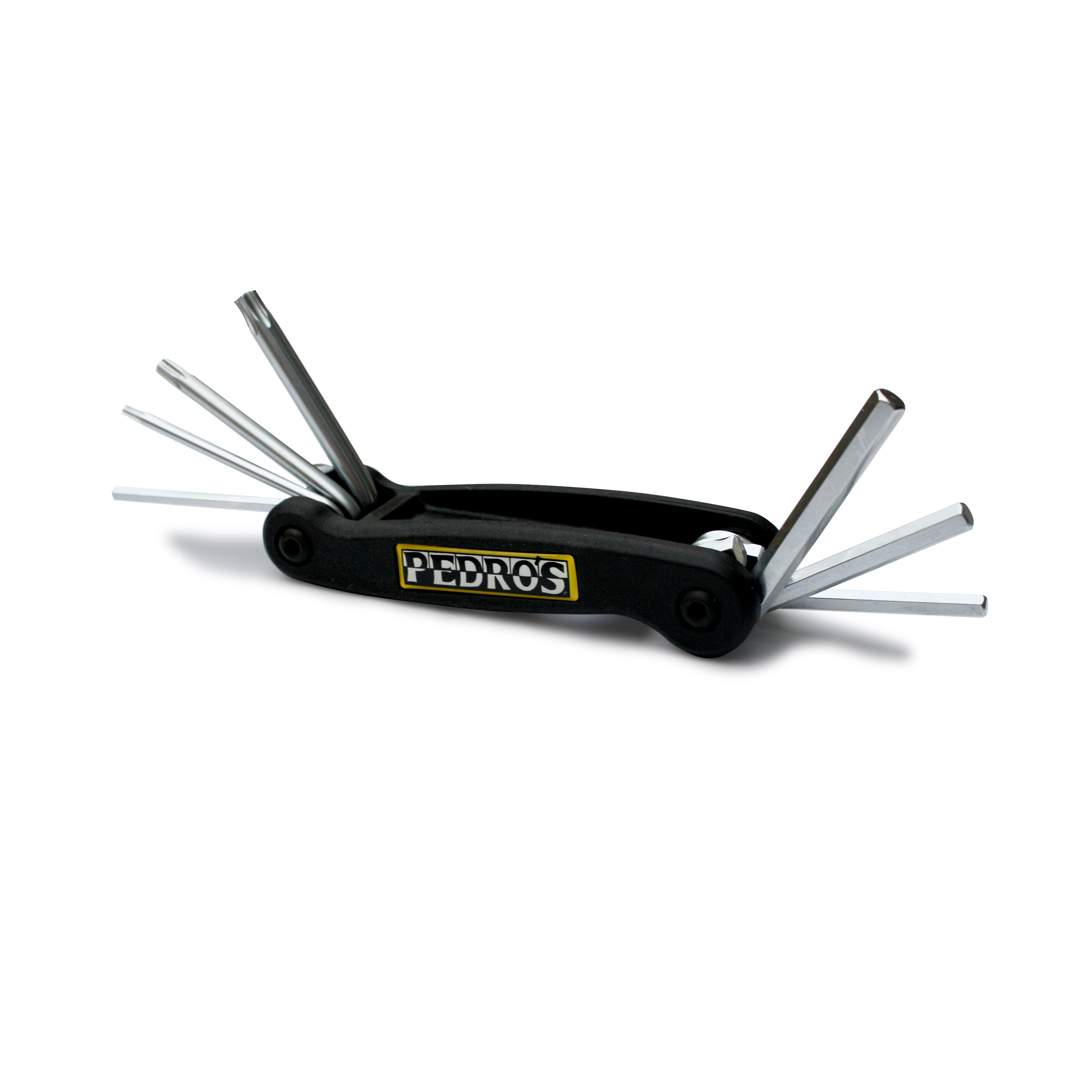 pedro-s-folding-hex-torx-set-7-function-multi-tool-3-6mm-hex-t10-t25-t30-with-co image 1