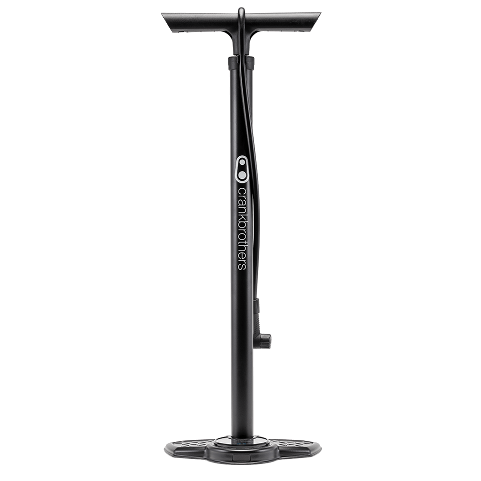 crankbrothers-sapphire-floor-pump-large-base-universal-head-ergonomic-handle image 1