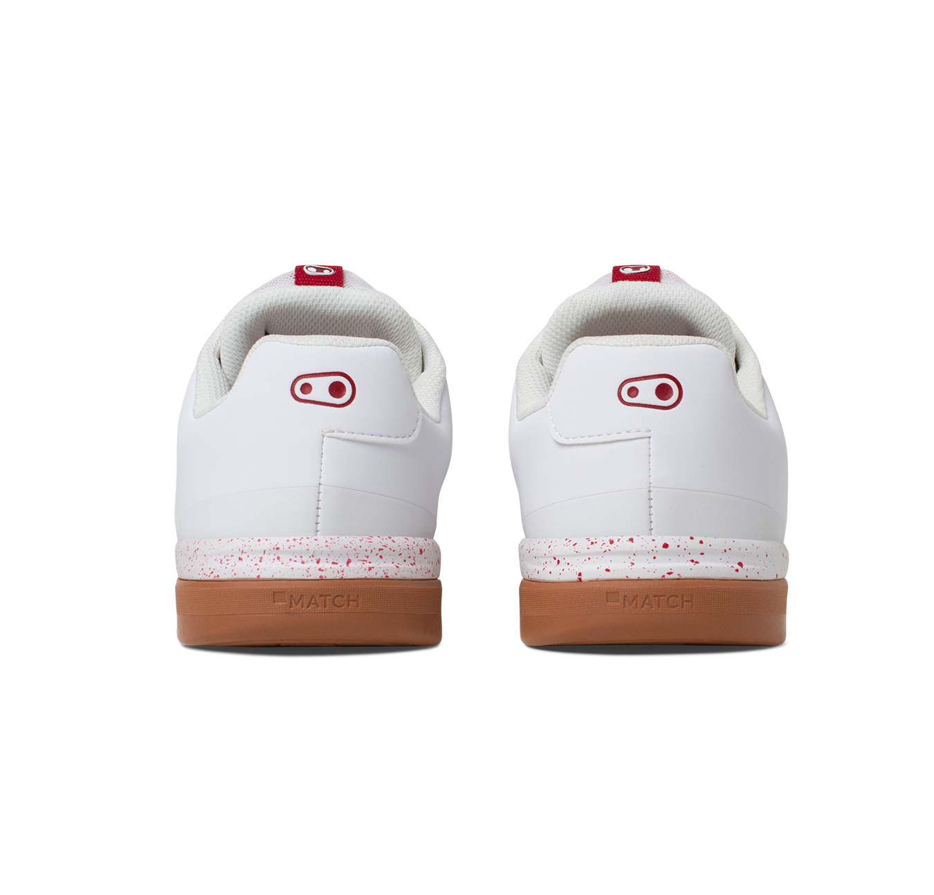 crankbrothers-stamp-lace-flat-shoes-white-red-splatter-flat-pedal-grip image 5