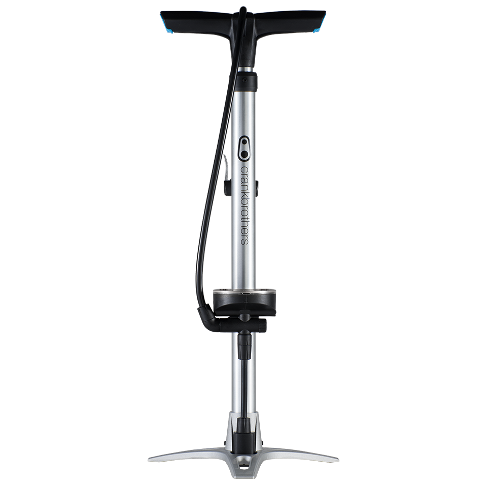 crankbrothers-sterling-floor-pump-high-pressure-high-volume-with-gauge image 1