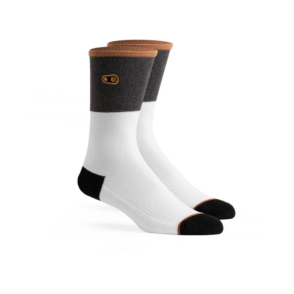 crankbrothers-icon-casual-sock-white-grey-gum image 1